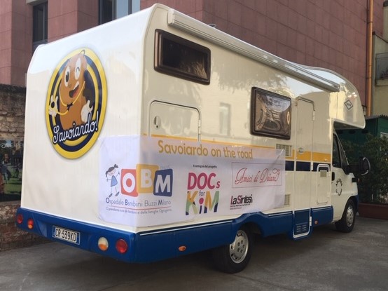 OBM ONLUS riceve da UHU BOSTIK “Savoiardo on the Road”